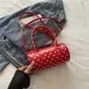 Transfronteiriço 2026 Nova Bolsa de Mão Estilo Coreano Pequena Bolsa Tote para Mulheres de Pontos de Polca de Ponta Bolsa Almofada Bolsa de Ombro Única Transversal