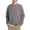 Popular Transfronterizo Talla Europea Talla Grande Combinación de Colores Suéter Simple de Punto para Hombre Cuello Redondo Capa Base Venta al por Mayor de Fábrica