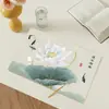Nuevo Tapete de Té Estilo Chino, Impermeable, Resistente al Aceite, Secado Rápido, Tapete de Mesa de Cuero de PU, Una Pieza en Stock, Personalización al por Mayor