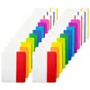 Etiquetas de índice de color transfronterizas notas adhesivas transparentes impermeables y escribibles pegatinas de notas adhesivas translúcidas etiquetas adhesivas de fuerte adhesivo