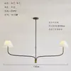 Estilo Campestre Americano Minimalista VC: Lámpara de araña para sala de estar de villa, modelo único de diseñador para sala de restaurante, Collins de hierro creativo