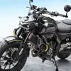 Adequado para Wuji Cu530 Para-choque de Motocicleta Barra de Proteção Frontal Anti-Colisão Anti-Queda Barra de Proteção Protetora de Aço Carbono Acessórios de Modificação