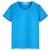 Camisetas Publicitarias Personalizadas para Verano, Camisetas de Manga Corta, Camisetas Base CVC de Cuello Redondo, Uniformes de Clase Unisex, Camisetas para Grupos
