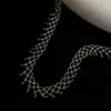 Collar de Encaje Calado Tejido con Borlas, Moderno, Sencillo, Personalizado, Cadena Versátil para la Clavícula, Joyería de Estilo Fresco de Nicho