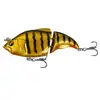 Lingyue Nuevo Modelo 2 Secciones Minnow Flotante 70mm 9.5g Señuelo Cebo Duro Pesca en Mar Señuelo de Imitación