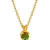 Popular OL estilo elegante natural pedra preciosa zircão pingente de colar design banhado 18k colar moda comutador deve