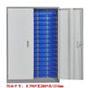 Gabinete de Piezas Tipo Cajón Espesado de 75/48/100 con Gabinete Inferior para Herramientas Tarjeta de Muestras Gabinete para Tornillos Gabinete Yuan