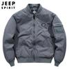 JEEP SPIRIT nueva chaqueta casual para hombre chaqueta acolchada de algodón a prueba de viento multibolsillos holgada talla grande chaqueta acolchada de algodón para hombre