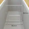 -Divisor de compartimento congelador de metal Deflector de partición de congelador Adecuado para divisores de compartimento de refrigerador Diseño retráctil