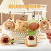 Nuevo Colgante de Muñeco Capibara Gourmet Corazón de Niña Combinación Total Llavero para Bolso Colgante de Muñeco Joyería Creativa Linda