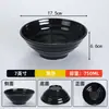Tazón comercial de melamina para hot pot picante, tazón de plástico para ramen de comida rápida, tazón de imitación de porcelana para fideos de caracol agripicantes, tazón grande para fideos de res