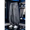 Pantalones de algodón y lino de talla grande para hombre, de pierna curva, secado rápido, finos y transpirables para verano, tipo harén, de pierna ancha, con caída, de pierna recta, casual, largos