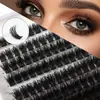 Set de Pestañas Postizas de Racimo Único para DIY Xiaohongshu, Estilo Grueso, Kit de Herramientas para Pestañas con Vástago de Fusión en Caliente, Fusión en Caliente sin Pegamento