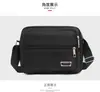 Nova Bolsa Transversal Masculina Bolsa de Ombro Único Masculina Tecido de Nylon Casual para Exterior Bolsa de Nylon Preço de Fábrica Bolsa Direta em Lote