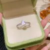 Anillo Ajustable de Cobre y Zircón, Moderno y Exquisito, Joyería de Lujo Ligero de Nicho, Anillo para Dedo Índice de Diseño Moderno para Mujer