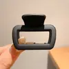 Pinza de tiburón de tamaño mediano para mujeres con cabello fino, para crear un recogido de media altura elegante, pinza de garra sofisticada y delicada para la parte posterior de la cabeza