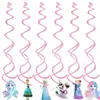 Transfronterizo Nuevo Rosa Congelado Elsa Princesa Niña Fiesta de Cumpleaños Vajilla Plato de Papel Servilleta Decoración Suministros
