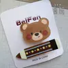 Dos Paquetes de Lindos Pasadores de Oso de Dibujos Animados Autocríticos, Pinzas de Pato Dulces para Estudiantes, Accesorios para el Cabello con Pinza de Corazón Femenino de Acrílico para Flecos