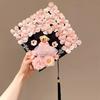 Chapéu de Formatura Grampo de Cabelo Flor Decoração Flor de Seda Acabada Chapéu de Mestre Chapéu de Formatura Decoração Flor Falsa Flor Artificial Chapéu de Doutor Agora Produto Acabado