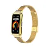 Adecuado para Correa Huawei Band 10, Pulsera de Acero Inoxidable con Hebilla Milanesa, Correa Universal Huawei Band 987