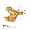 Calientes nuevos accesorios de joyería diy pequeña libélula oso incrustado circón acero inoxidable chapado oro 18K colgante collar mujeres