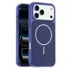 Funda Transparente Original de Color Magnética para Teléfono Móvil Iphone17 Apple 15Promax Nueva Creativa 16 Cubierta Protectora
