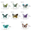 Bofiya Super Hada Clip Realista de Mariposa Pasador Elegante Pinza de Tiburón para Moño Accesorio de Cabello de Alta Gama Tocado