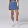 Falda Corta Deportiva de Verano Anti-Exposición para Entrenamiento de Carrera, Bádminton, Tenis, Chaleco de Fitness Elástico Transpirable, Pantalones Cortos