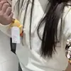 250g Algodão de Alta Qualidade Malha Canelada Fleece Outono e Inverno Veludo Fino Manga Raglan Manga Longa Camiseta Feminina Barra com Fenda Camisa Básica Casual