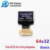 Tela Display Oled de 0,49 polegadas Matriz de Pontos 64*32 Branca Ângulo de Visão Total Baixo Consumo de Energia Caractere Branco Tela Oled