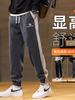 Pantalones Jogger Casuales para Hombre, Corte Holgado, Talla Grande, Otoño, Transfronterizos, Rayas, Bloques de Color, para Adolescentes, Versátiles