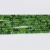 Contas redondas de cristal natural semiacabadas de ágata com múltiplas contas DIY soltas para colar e pulseira, contas espaçadoras de 4 mm atacado