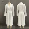 2025 Nuevo Estilo Elegante Vestido Largo de Fiesta de Gama Alta con Ceñidor en la Cintura y Cuello en V Francés Adelgazante para Mujer