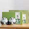 Innovación Cultural Cerámica de Té Lata de Té Lata de Panda Lata de Azúcar Caja de Embalaje Souvenir Regalo Mascota Adornos Hechos a Mano