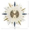 Em estoque Relógio Amazon Pavão Simples Criativo Sala de Estar Relógio de Parede Decorativo para Casa Hora Hora Pendurado Parede Fundo Homestay