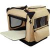 Bolsa de coche para mascotas, jaula para perros medianos y grandes, bolsa portátil para gatos, gran capacidad, bolsa plegable para dos gatos