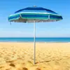 Ventas Directas de Fábrica Sombrilla de Playa Grande Verde de Alta Calidad Personalizada en Varios Colores