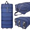 Bolsa de remessa aérea com rodas universais para estudo no exterior, bolsa de viagem de grande capacidade, bolsa de bagagem com logotipo personalizado