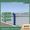 Guarda-corpo de ponte tubo composto de aço inoxidável guarda-corpo de ponte passarela de pedestres guarda-corpo protetor guarda-corpo de paisagem de rio