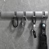 Creative Invisible Hook Door pendurado roupas Cabide Entrada Fitting Room Big Clothes Hat Wall Hanging Wall Hook
