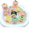 Fruta com Glitter 3D Geleia DIY Cola de Creme Resina Acessórios Artesanal Live Stream Saco Surpresa Paisagem Miniatura Decoração de Mesa Carro