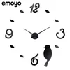 AliExpress moderno simple creativo nuevo reloj de pared acrílico moda DIY pegatinas de pared decorativo 3D reloj de casa Pared