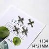 Múltiplos Estilos de Pingentes de Cruz Liga de Zinco DIY Colar Artesanal Pulseira Acessórios de Joias Charms de Cruz Vintage Atacado