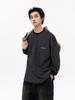 Nanxia Disfraz Otoño Nuevo Estilo Japonés Bloques de Color Cuello Redondo Rayas Sudadera Marca de Moda Casual Holgada Sudadera de Manga Larga