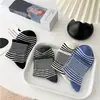 Meias Femininas Meias listradas retrô japonesas meias finas femininas felpudas meias da moda ins meias curtas de algodão meias femininas versáteis
