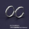 Aretes de aro de acero inoxidable 2.0 directo de fábrica aretes explosivos tendencia de moda japonesa y coreana aretes simples de acero de titanio