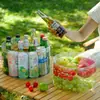 Bolsas de Tote de PVC en Stock Hechas a Medida Plegables para Camping al Aire Libre Picnic Lavabo para Verduras Bolsas de Plástico Transparente PP Hechas a Medida
