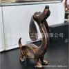 Produto novo transfronteiriço Estatueta de Dachshund Decoração de Casa Ornamento de cachorro Dachshund impresso em 3D