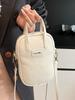 Primavera Nuevo Estilo Ins Color Caramelo Bolso de Mano para Teléfono Móvil Casual Combinable Niche Ligero Bolso Bandolera para Mujer