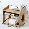 Estante para Impresora Térmica Escritorio de Oficina Estante de Almacenamiento Multicapa Estante de Almacenamiento Moderno Simple Estante Facial Digital para Envíos